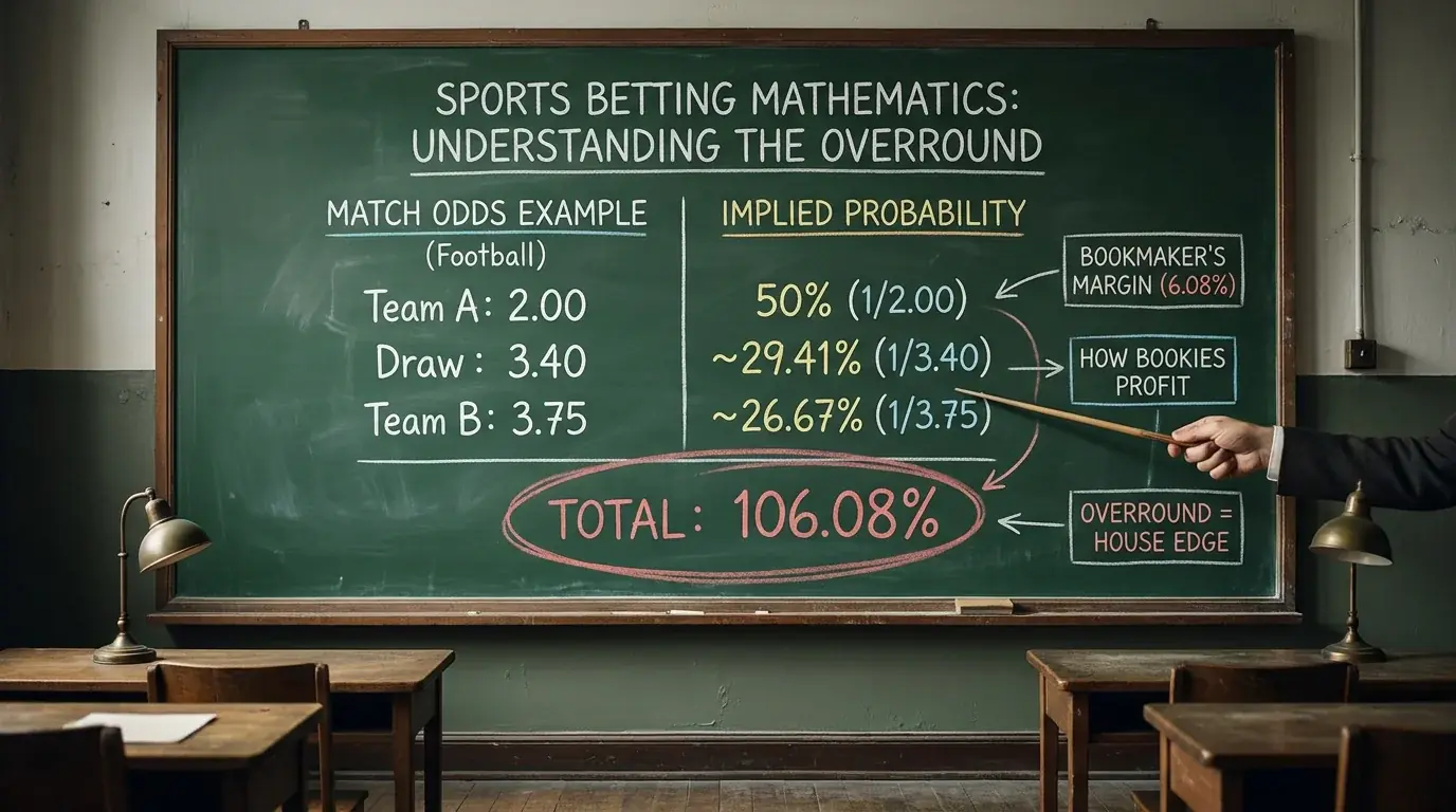 Buchmacher Margin bei Sportwetten erklärt